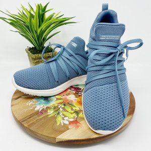 Skechers Women's BOBS Sparrow Sneaker, Slate, 8M